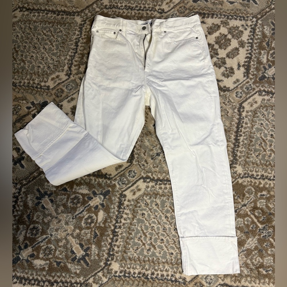 JW ANDERSON Cream Trousers